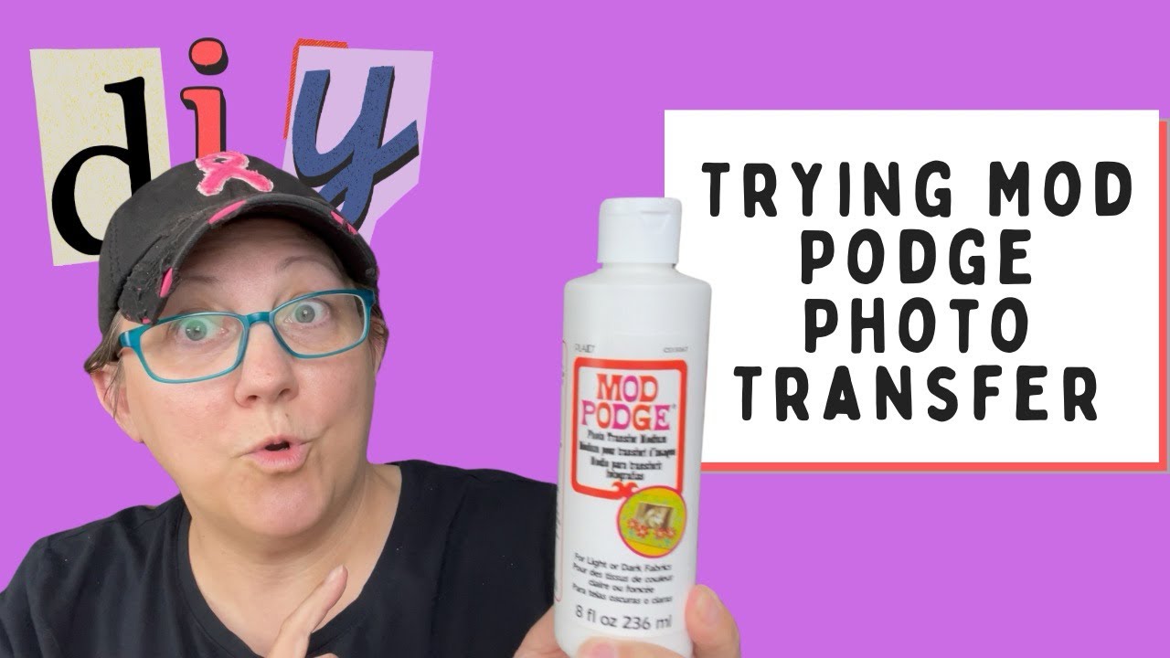 Пробую Mod Podge Photo Transfer