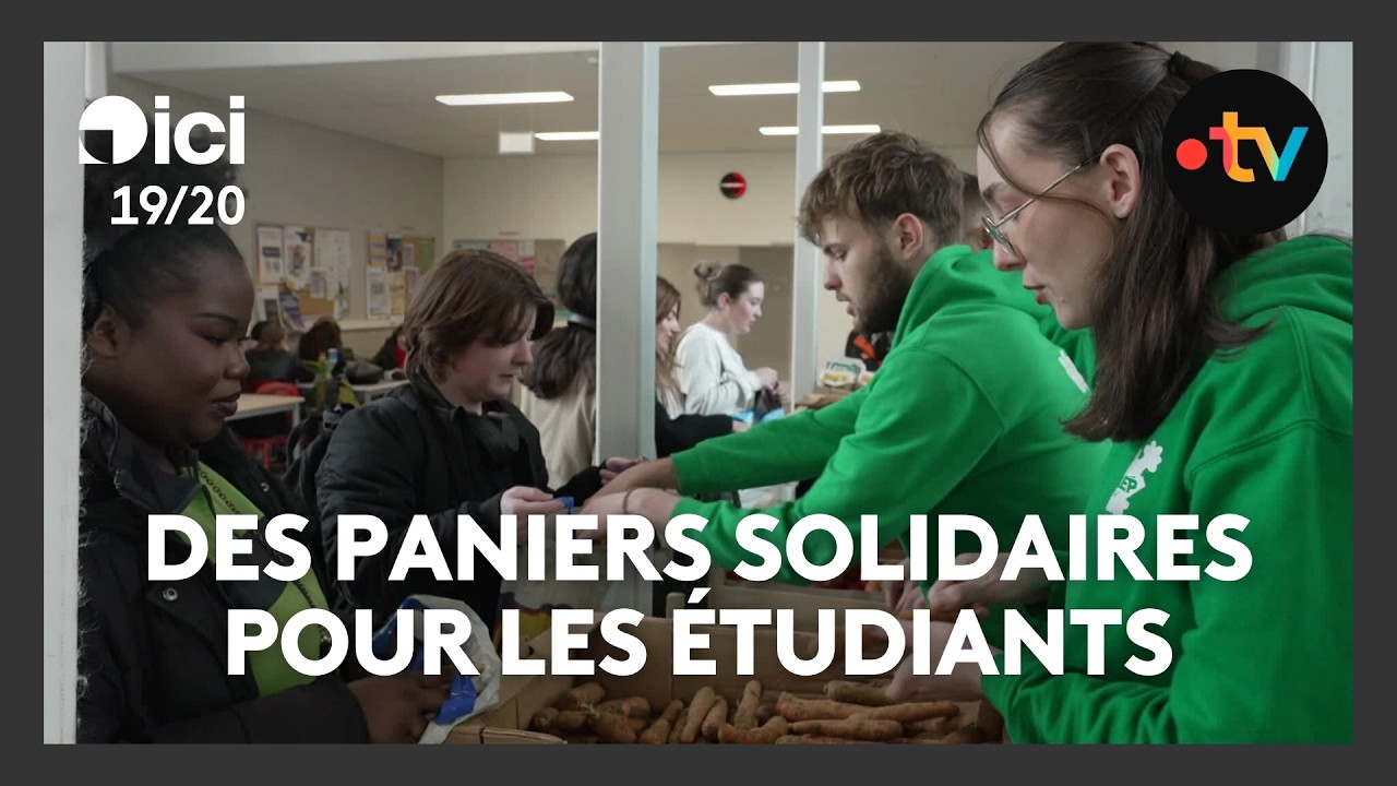 Distribution de paniers solidaires pour les étudiants de la Somme