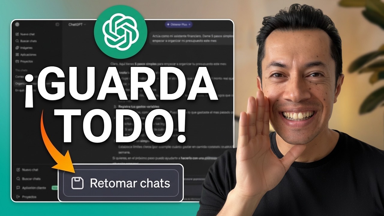 ChatGPT: Crea tu Cuenta y Guarda todo lo que haces