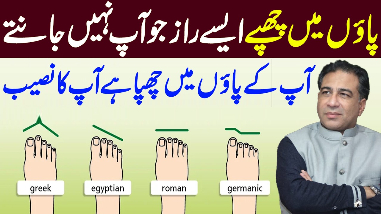 Hidden Secrets in Your feet | What Your Feet Say about You | Personality Traits | Syed Haider Jafri