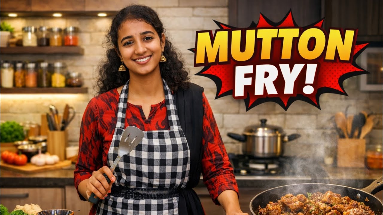 ఇంట్లో పనులు పూర్తి చేసి mutton fry  చేసాను and మా వాళ్లు బలి అయ్యారు 😂/@Mounikanaiduoffical6 