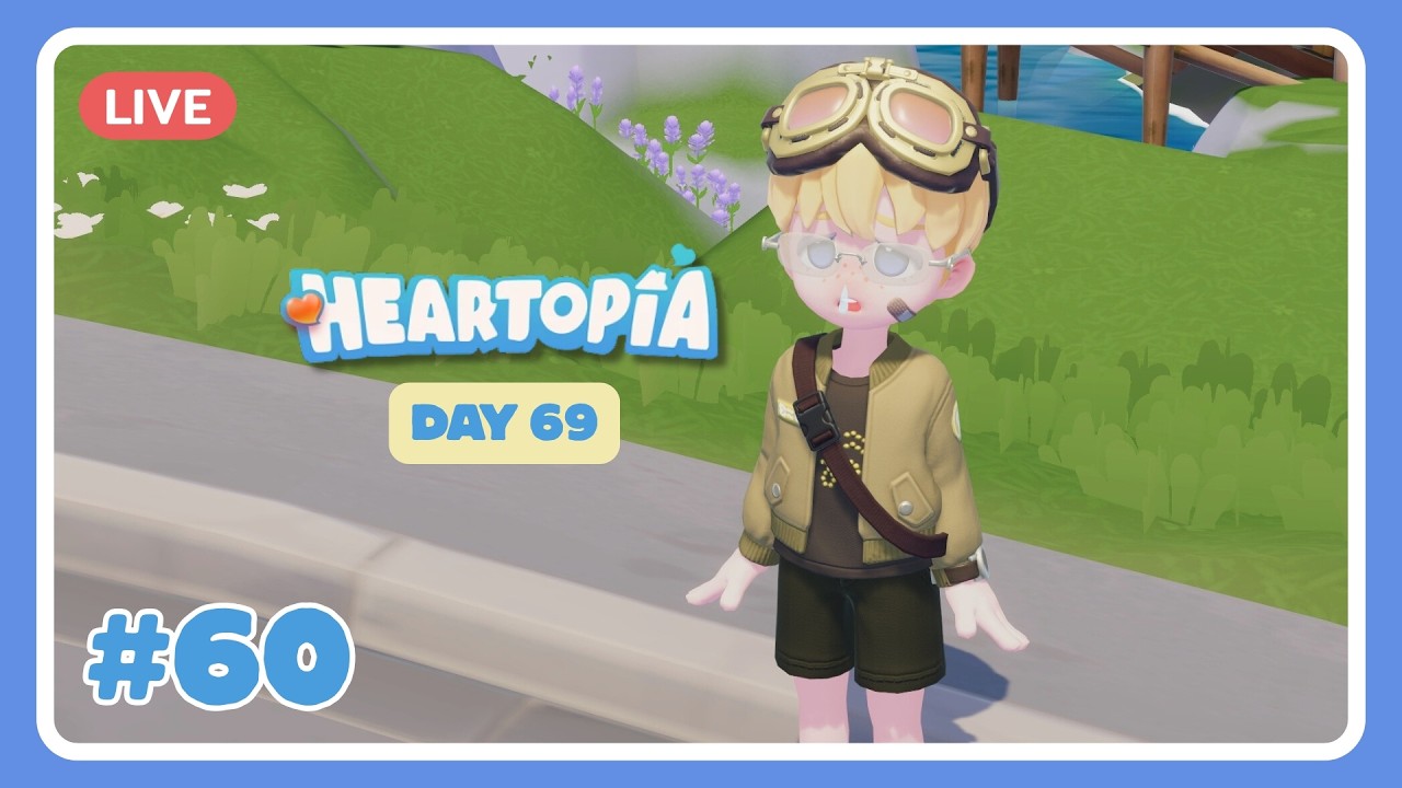 Day 69 เย็นนี้มาตกปลา 5 ดาวกันครับ Heartopia💙 #60