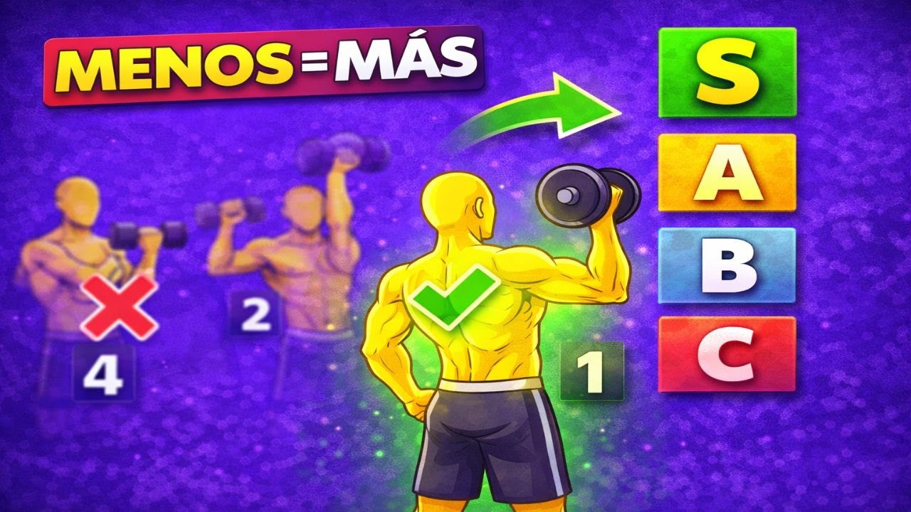 Así Ganas Más Músculo con Menos Ejercicios