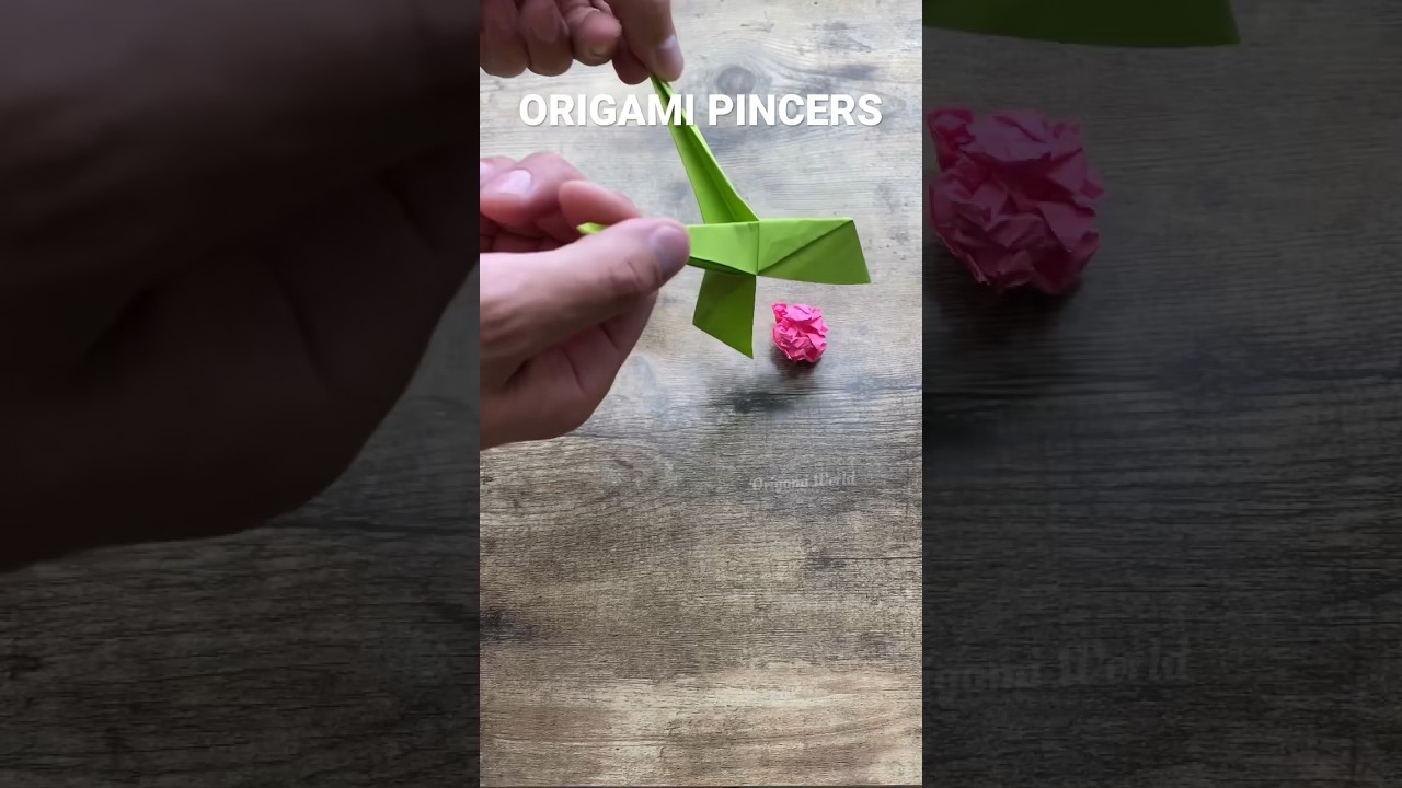 EASY PINCERS ORIGAMI TUTORIAL | AHOW TO MAKE COOL PINCERS ORIGAMI STEP BY STEP | PAPERCRAFT IDEAS