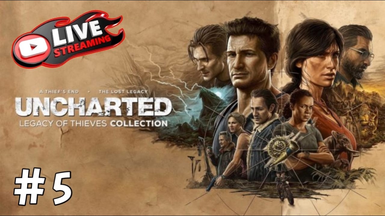 LIVE 🔴 Uncharted 4: A Thief's End | Lanjut Berburu Harta! Nathan Drake Full Story Part [5]