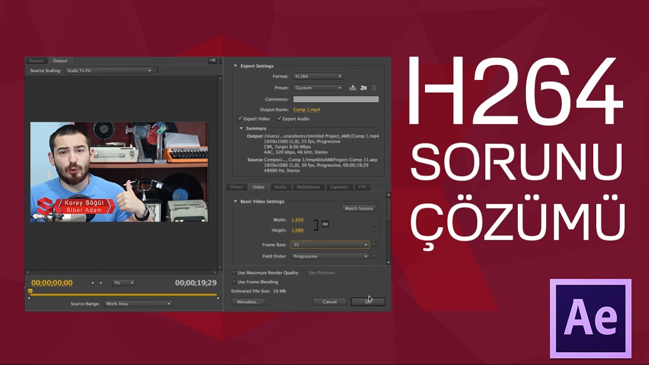 Nerede Bu H264? - Düşük ve Kaliteli Render