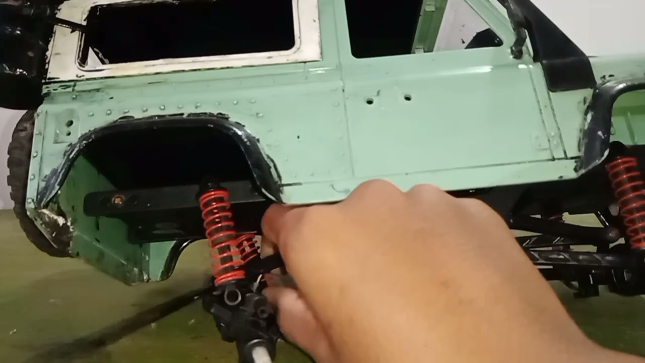 MN D90 FRONT AND REAR PLASTIC AXEL REPLACEMENT