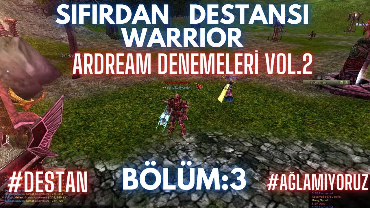 SIFIRDAN PREMİUMSUZ WARRİOR|BÖLÜM:3 -KNİGHT ONLİNE DESTAN- EXP-FARM-
