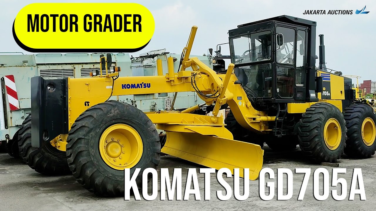 Review Motor Grader KOMATSU GD705A | RAJA JALANAN!!! - 