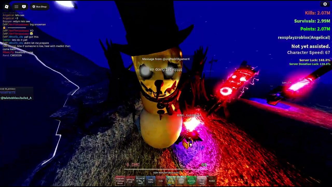 Frostbite Boss Fight Round 4 - The Wraith Survival
