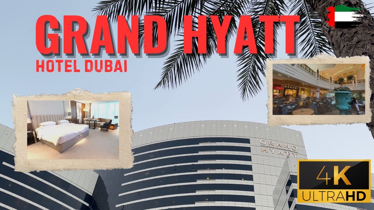 Grand Hyatt Hotel Dubai Tour 2025 | Luxury Hotel Room & Market Cafe in 4K