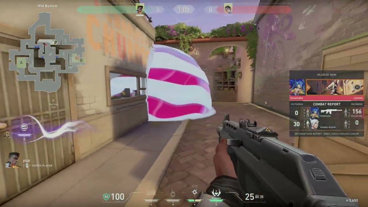 HIT THE CRAZIEST 1v5 ACE On 1 HP In Valorant