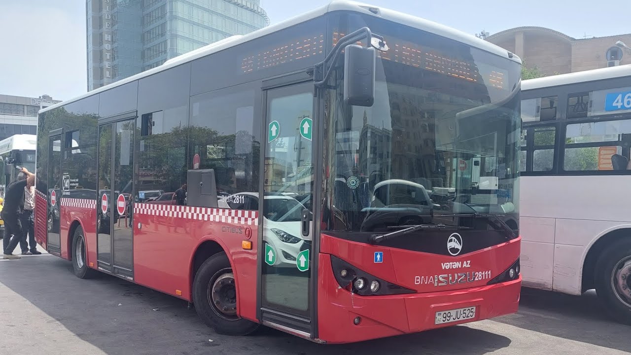 Bakı:(46 saylı avtobus):Səfər:(28 May m/st-Köhnə Günəşli)