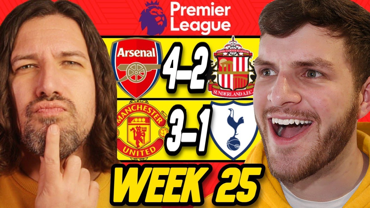 PREMIER LEAGUE WEEK 25 PREDICTIONS