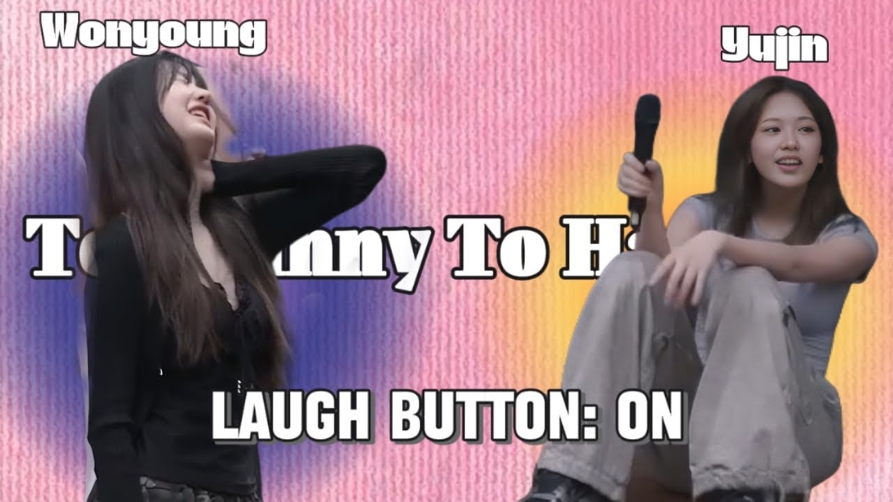 Wonyoung Can't Breathe When Yujin's Around😂|Laugh button Activated! Annyeongz Moments|