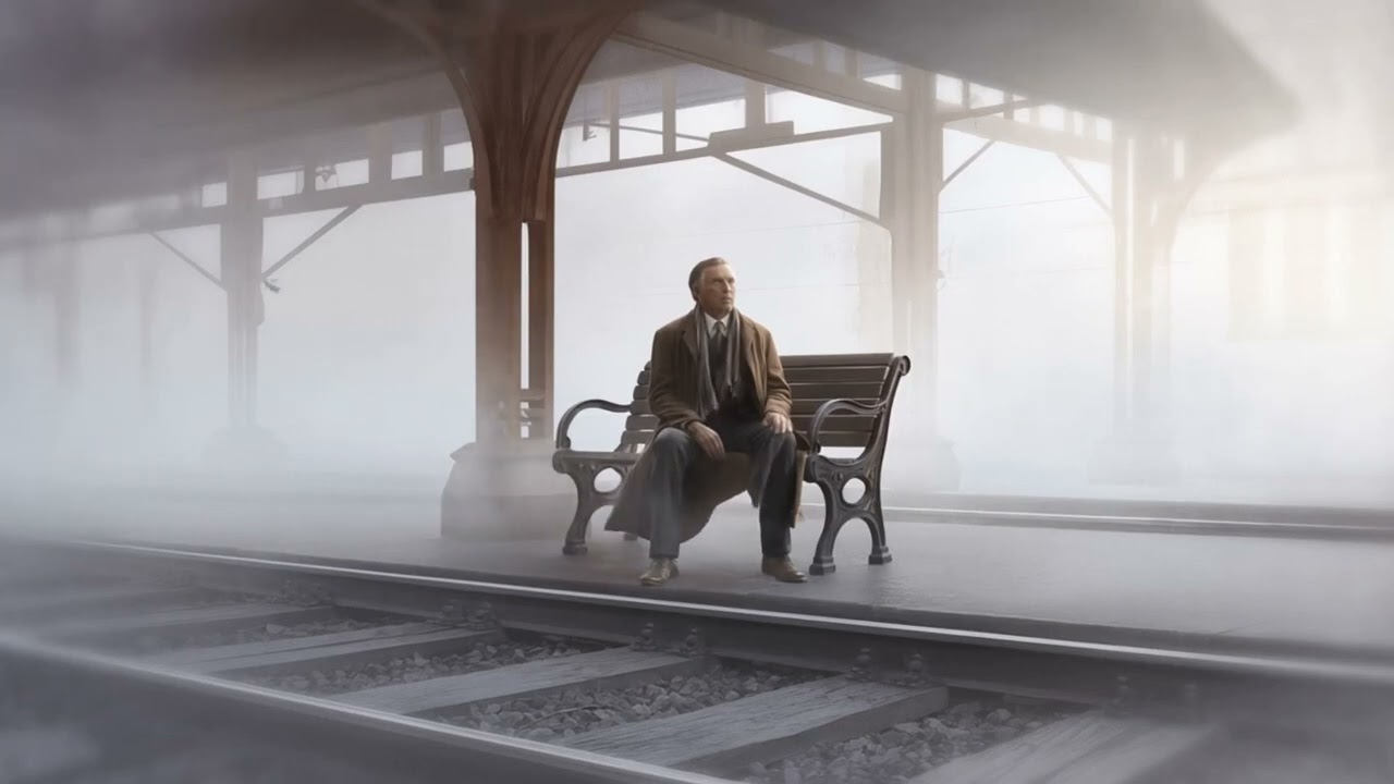 A Lonely Old Man Waiting for a Train | Sad Ambient Music