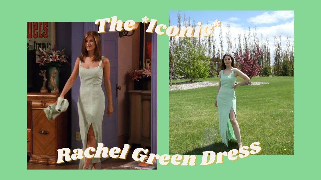 I made Rachel Green's ICONIC Mint Dress from FRIENDS