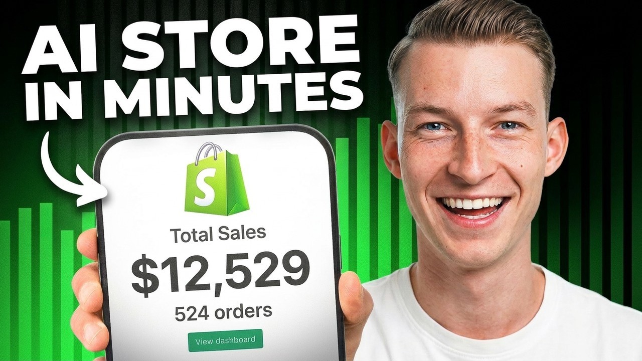Как быстро создать магазин на Shopify с помощью ИИ (пошаговое руководство)