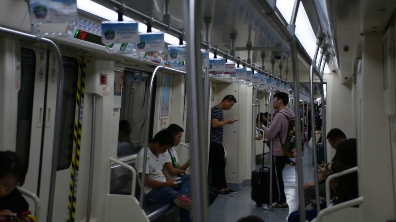 [直奔高鐵]長沙地鐵2號線(往光達)行車片段 Changsha Metro Line 2(to Guangda)