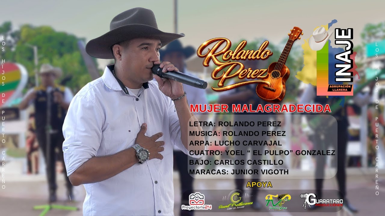 Linaje Agrupación llanera y Rolando Pérez - Mujer Malagradecida (En Vivo)