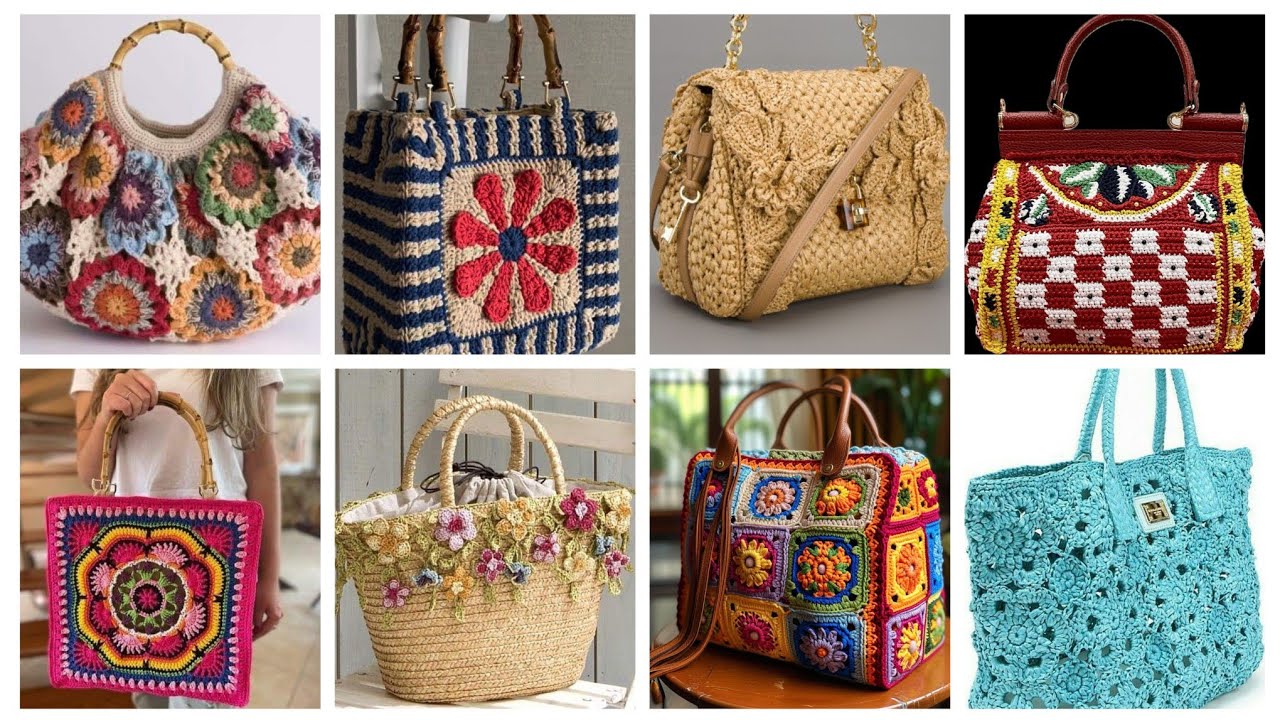 300+attractive Top crochet hand bags Designs ideas for everyone