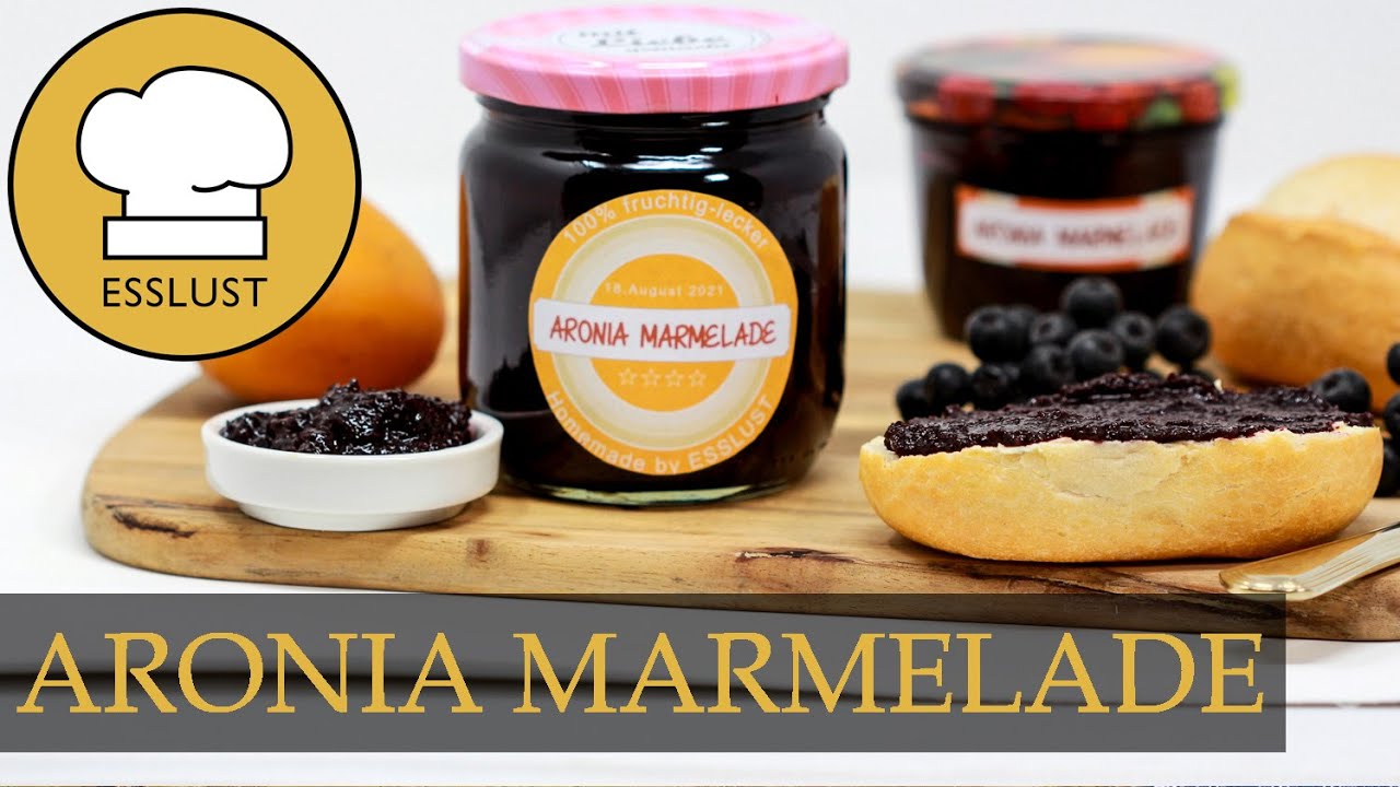 ARONIA MARMELADE - wie ein fruchtiger Kuss