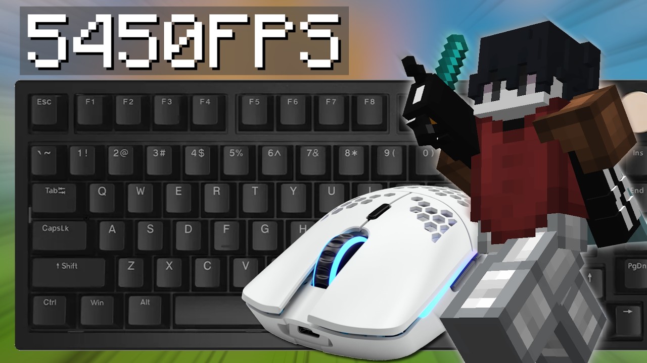 [1000+FPS] Keyboard & Mouse Sounds ASMR | Relaxing hypixel Gameplay  - EP.1