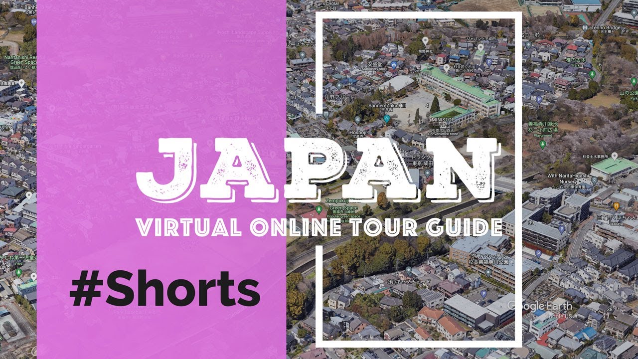 【 Zempukuji River Green Space 】Sightseeing Spots in Tokyo【 Google Earth 】 #Shorts