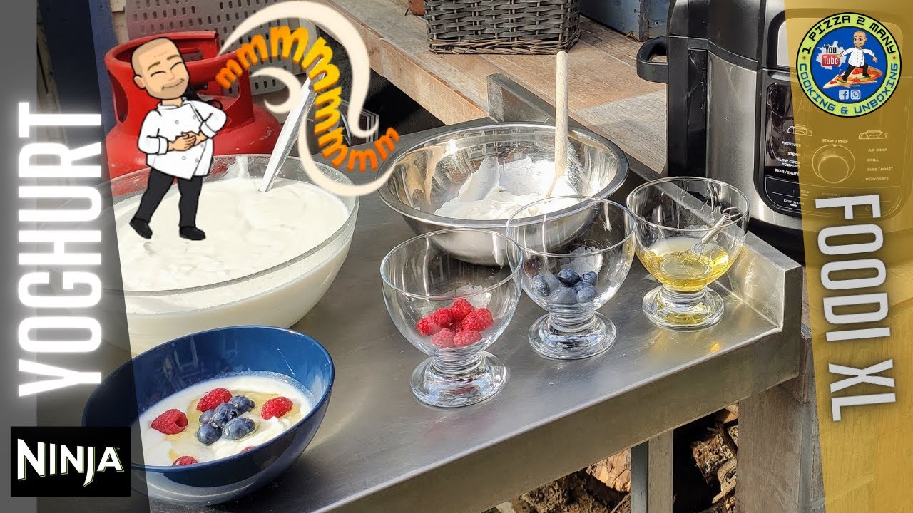 Ninja Foodi Yoghurt - How to Make  Easy Fresh Yoghurt and Greek Style Yoghurt in Ninja Foodi