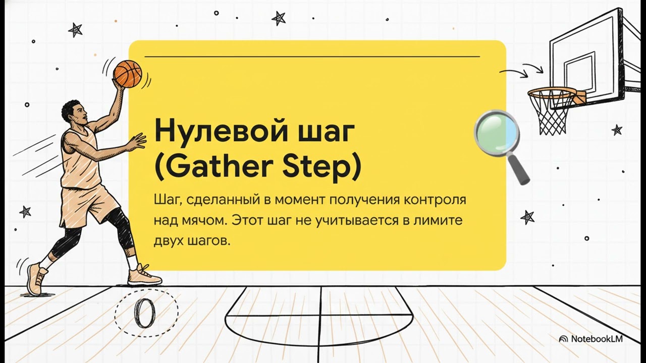 Правило пробежки в баскетболе