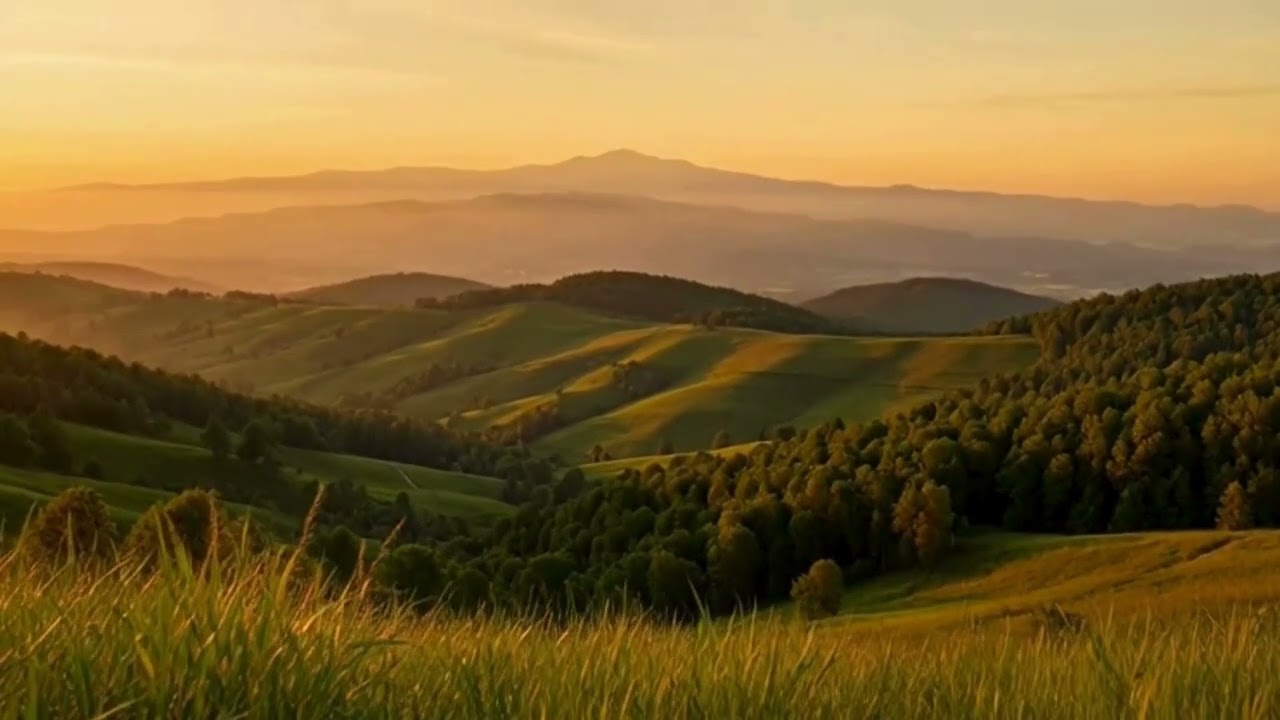 Peaceful Mountain Meadow Wind 🌿 | Relaxing Nature Ambience for Deep Sleep & Stress Relief | 30 MIN |
