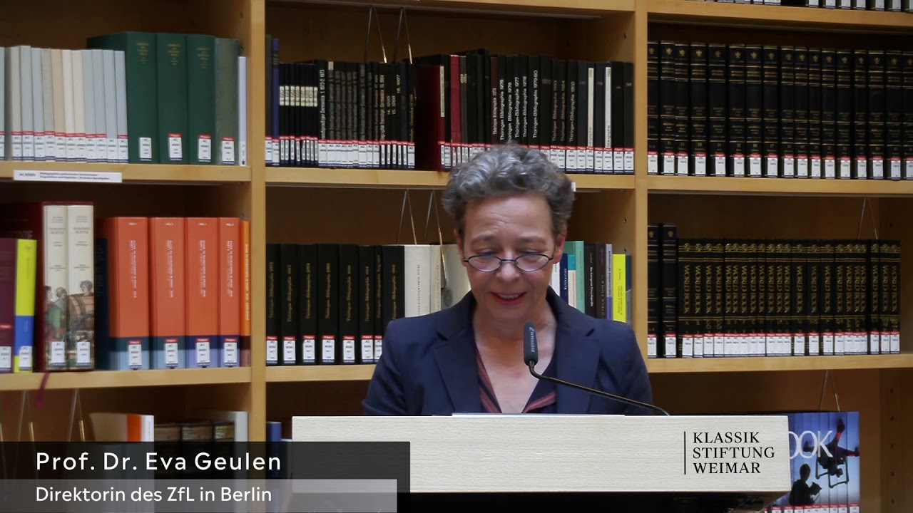 Goethe für Quereinsteiger | Vortrag von Prof. Dr. Eva Geulen