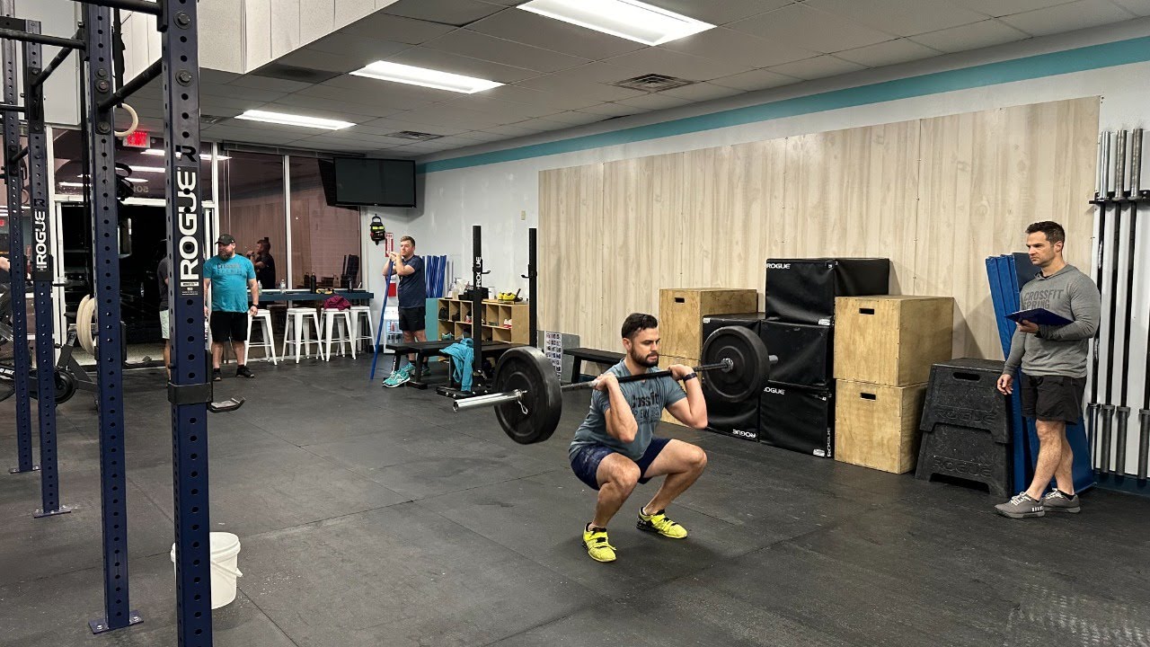 Joe and Javier do CrossFit Games Open 25.2 (repeat of 22.3)