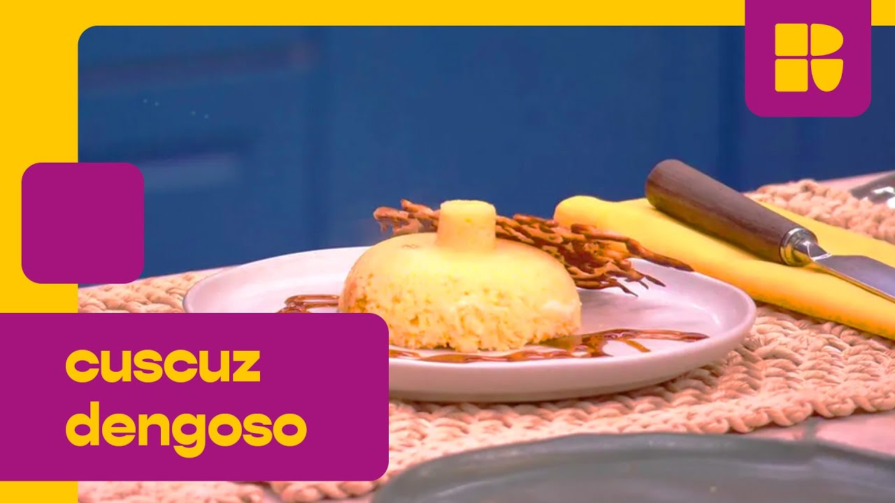 Cuscuz dengoso com queijo coalho | É de Casa