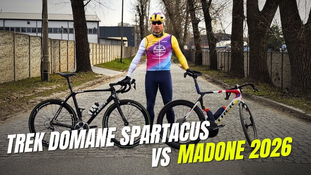 13 lat r&oacute;żnicy: Trek Domane Spartacus 2013 vs Madone 2026