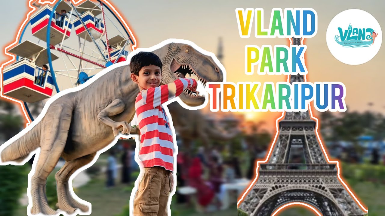 Exploring V-Land Park Trikaripur| Thrilling Adventures & Fun Rides!|Trikkaripur Hidden Gem