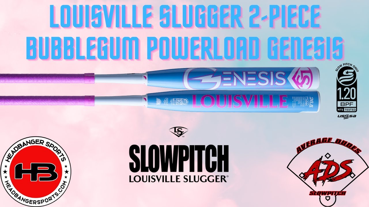 Hitting with the Louisville Slugger 2-Piece Bubblegum Genesis | Average Dudes Slowpitch Bat Review