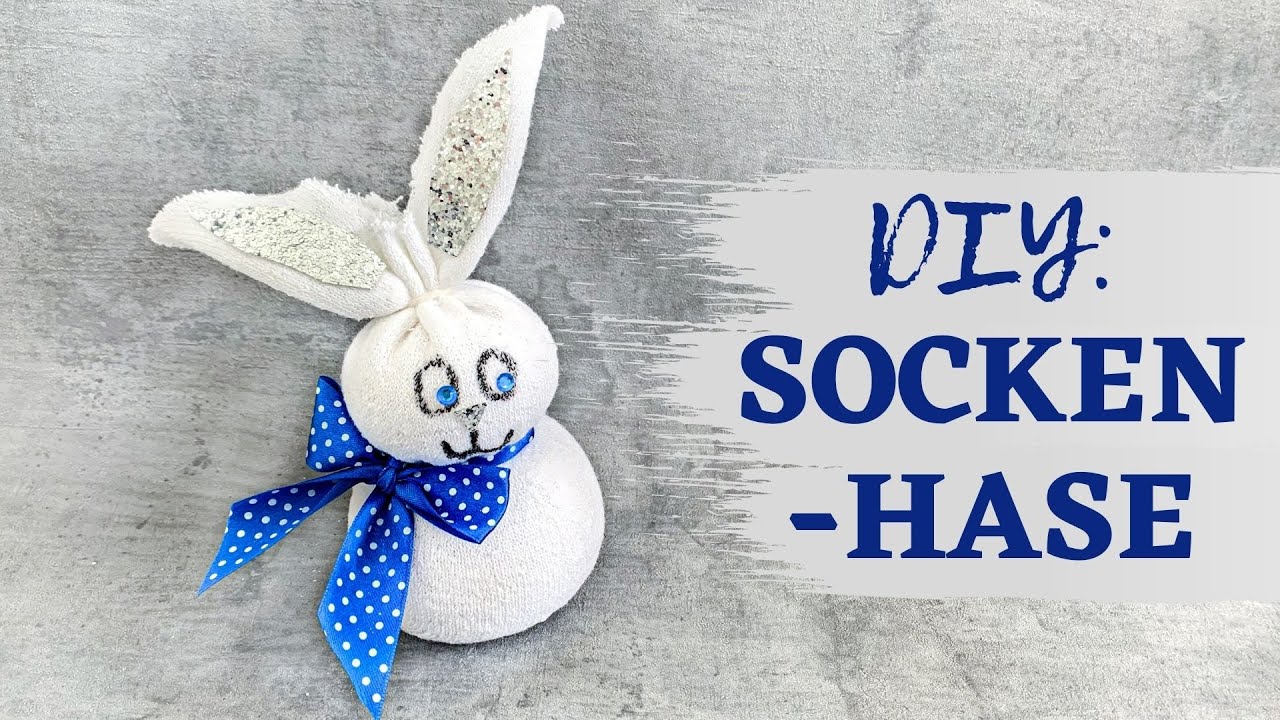 🐰 DIY – Sockenhase (ohne nähen!) | Osterhase basteln | Osterdeko selber machen