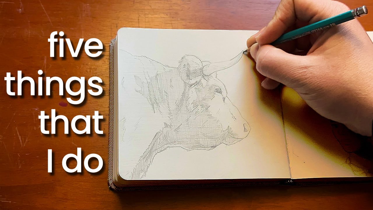 5 Things You Can Do To Get Better at Art (beginner friendly)