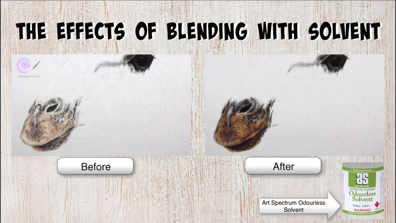 Q & A  - The Effects of Blending with Solvent - Channel Sheldene Fine Art