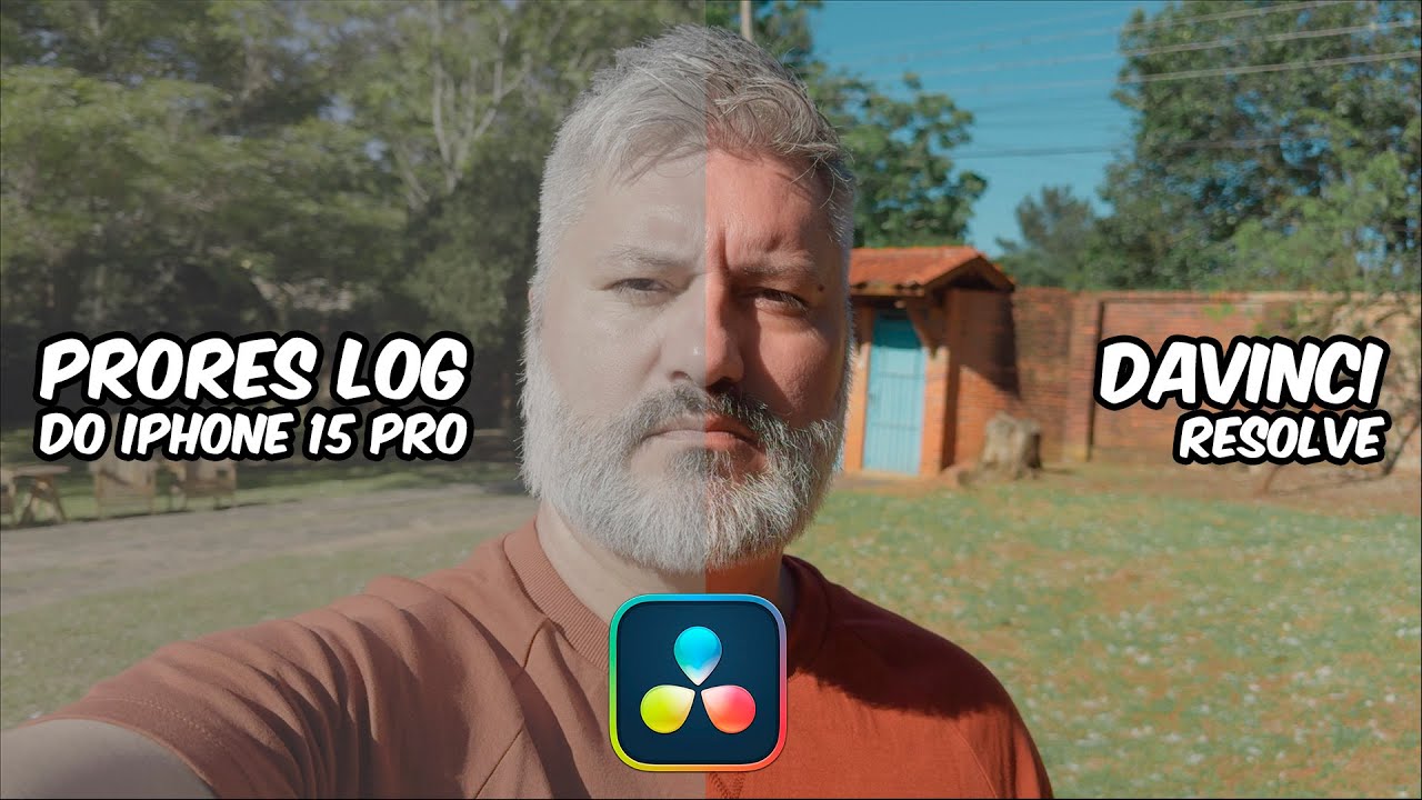 COLORINDO PRORES LOG DO IPHONE 15 PRO | DAVINCI RESOLVE
