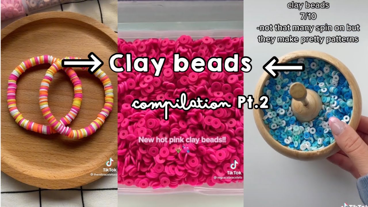 Clay beads compilation! Pt 2 | beachyxsarah