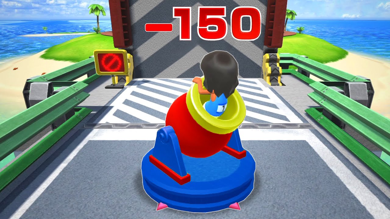 Wii Party U Highway Roller - Haru Vs Araceli Vs William Vs John (Master Difficulty)