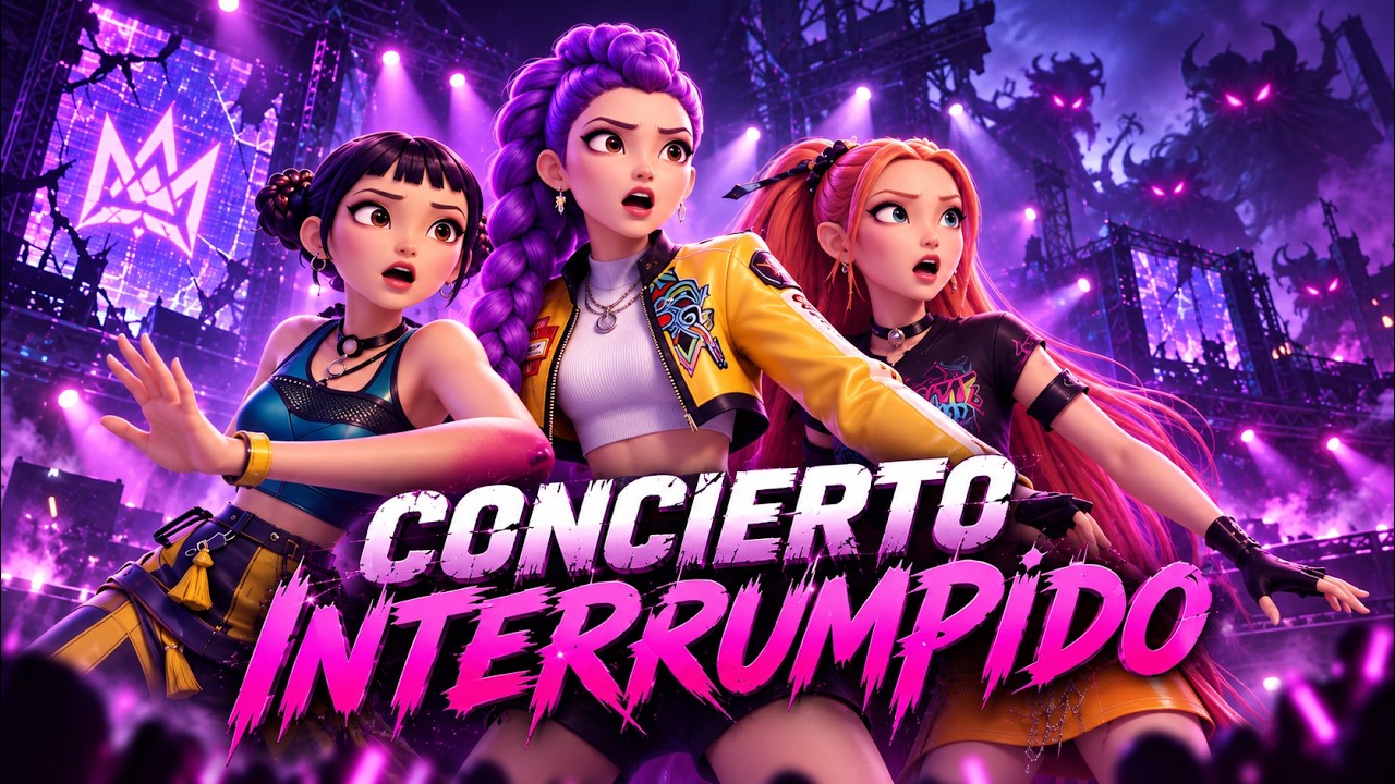 📞 ¡Llamada de las HUNTRIX 🎤🔥! | El Concierto Fue Interrumpido… ¿Qué Estaba Pasando?