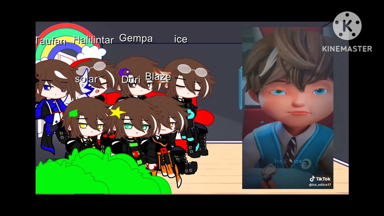 Boboiboy elemental react to owner+bofu part 2 #gacha nebula #gacha