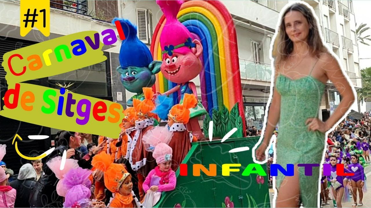 Carnaval Sitges 2025 infantil. Barcelona.España. Spain