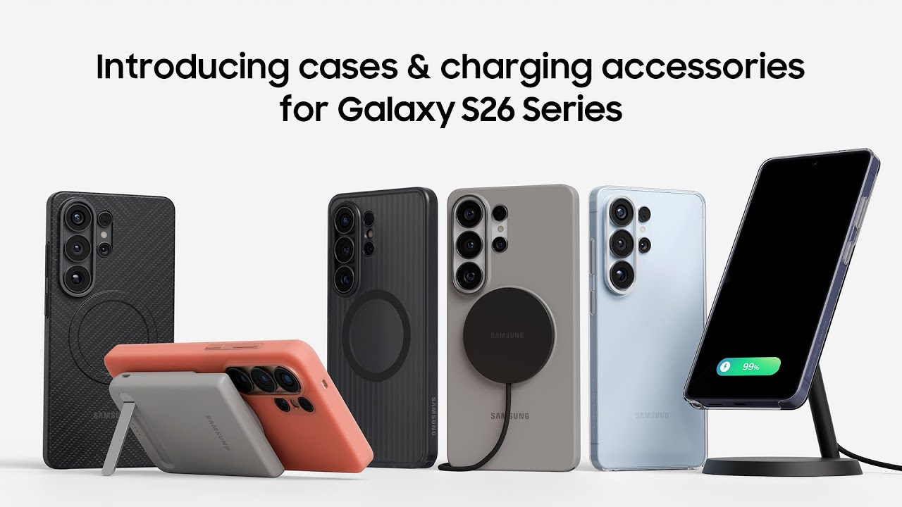 Cases and charging accessories of Galaxy S26 Series | Samsung