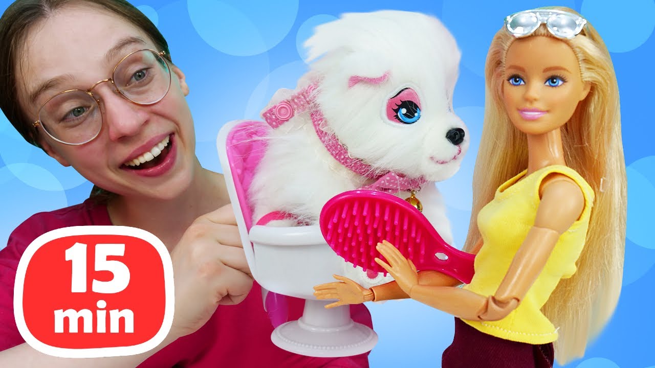 Barbie-nuken hurja muodonmuutos! Kauneusniksit ja välineet | Suomenkieliset videot