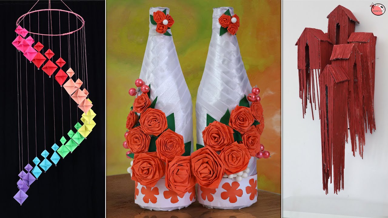 9 DIY Room Decor Projects ! Paper Craft Ideas