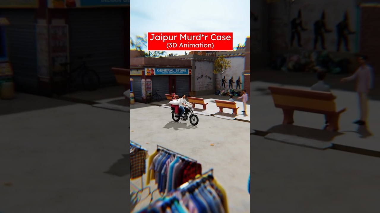 Jaipur Murder Case 😱(3D Animation)Explained by professor Of How #shortsfeed #professorofhow #shorts